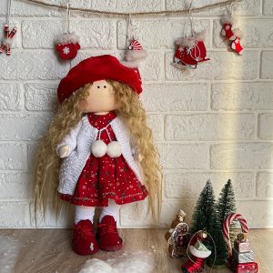 عروسک روسی دختر کریسمسی