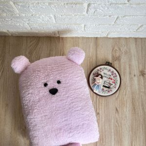 کوسن خرسی ایستاده تدی صورتی