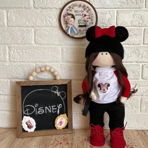 عروسک روسی دختر با لباس میکی موس