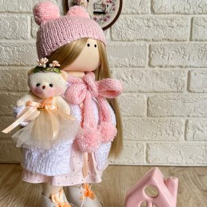 عروسک روسی دخترانه صورتی