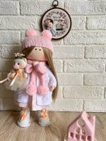 عروسک روسی دخترانه صورتی