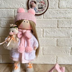 عروسک روسی دخترانه صورتی