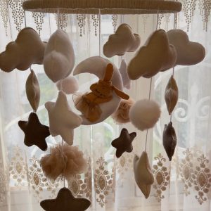 آویز موزیکال تخت نوزاد